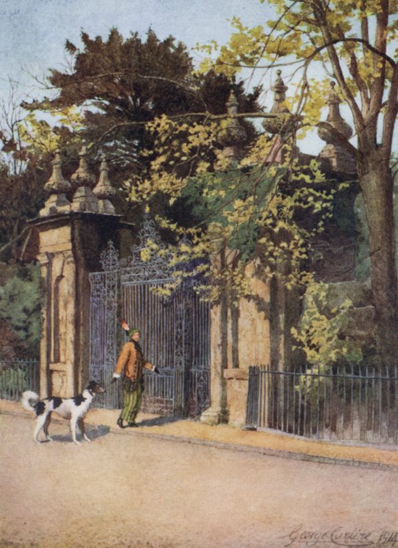 Oxford: Trinity College Gates, Parks