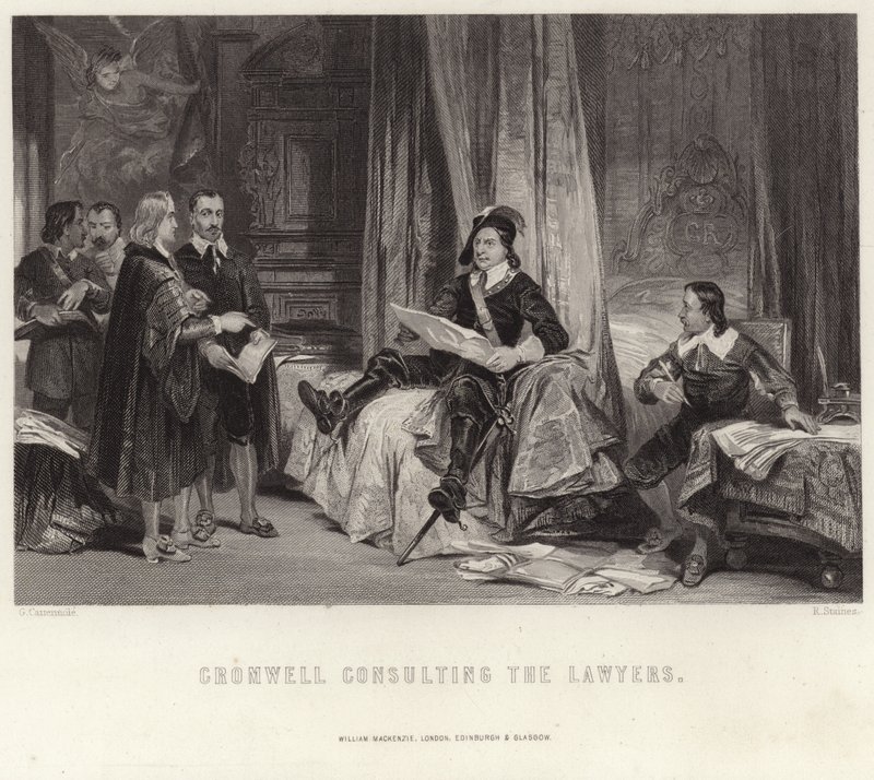 Cromwell consulta os advogados de George Cattermole