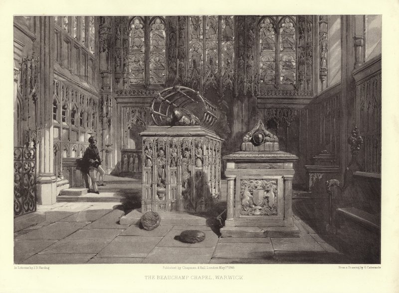 A capela de Beauchamp, Warwick de George Cattermole