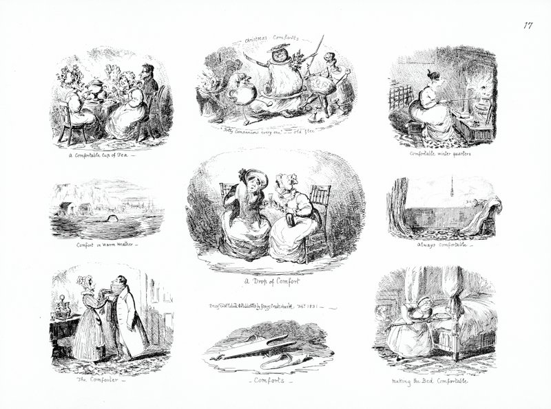 Conforto (gravura) de George Cruikshank