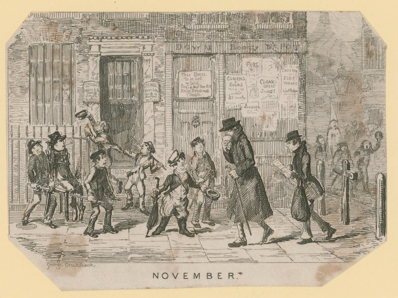 Guy Fawkes Night de George Cruikshank