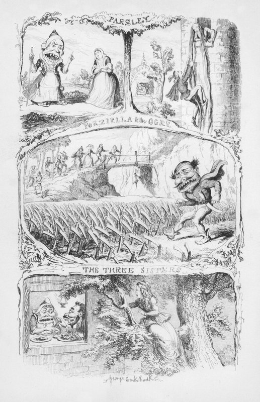 Ilustração para The Pentamerone de George Cruikshank (gravura) de George Cruikshank