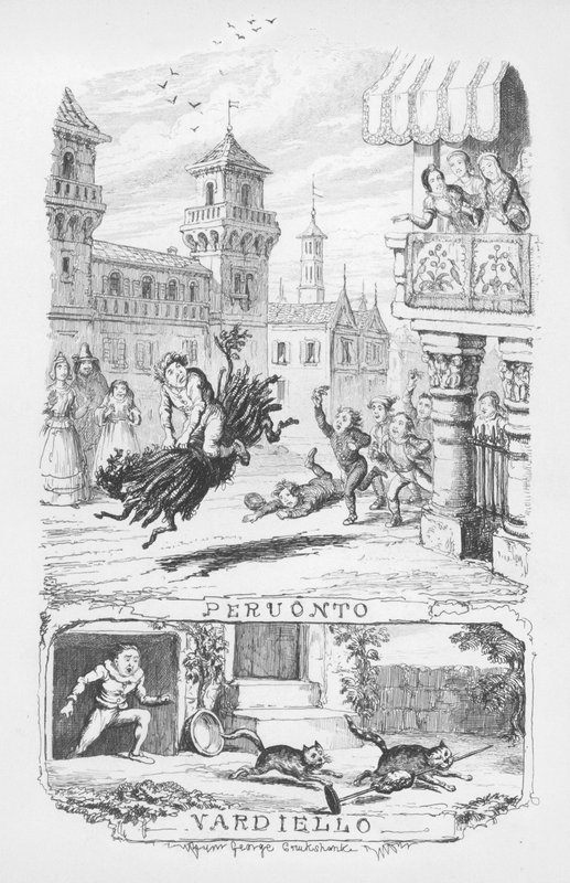 Ilustração para The Pentamerone de George Cruikshank (gravura) de George Cruikshank