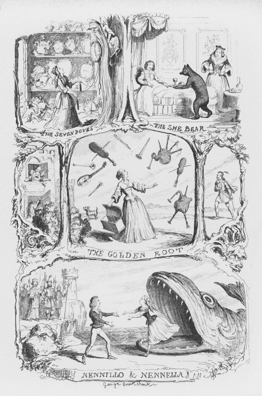 Ilustração para The Pentamerone de George Cruikshank (gravura) de George Cruikshank