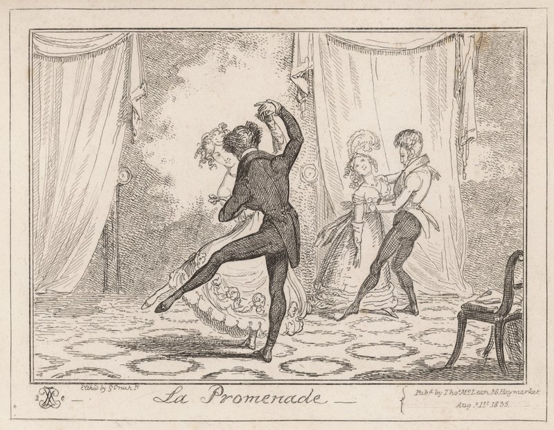 O passeio de George Cruikshank