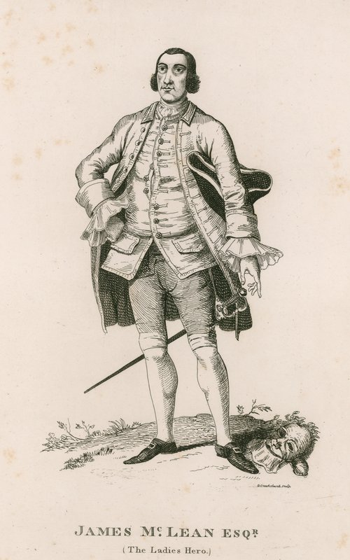 Retrato de James McLean (o herói das senhoras) de George Cruikshank