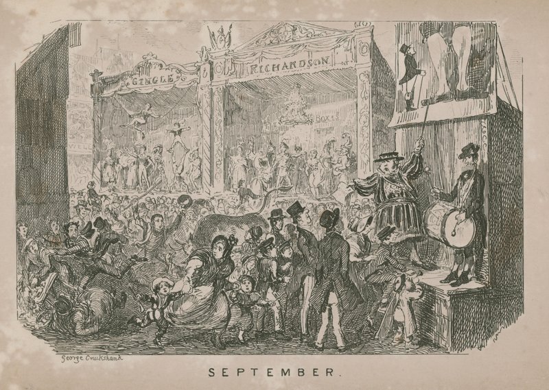 Feira de setembro de George Cruikshank