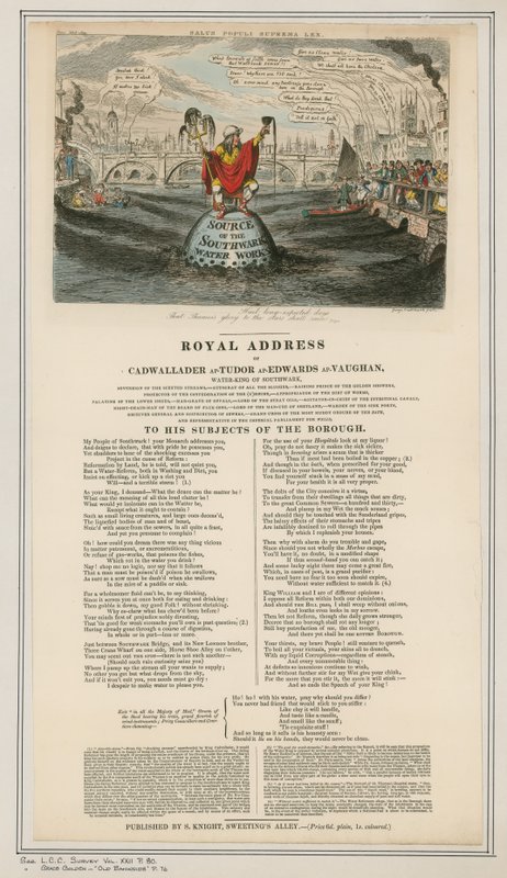 Southwark Waterworks de George Cruikshank
