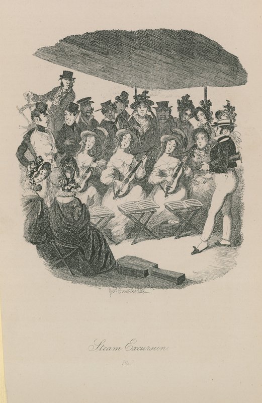 Excursão a vapor de George Cruikshank