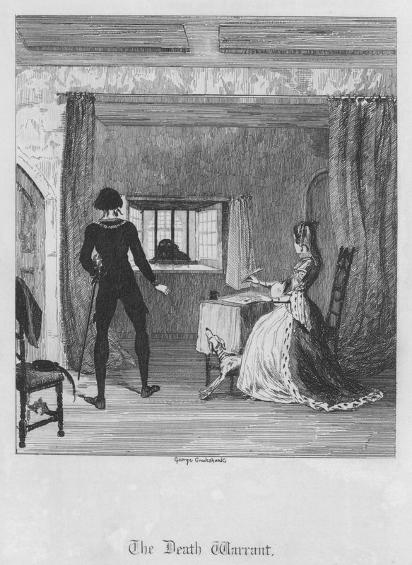 O Mandado de Morte (gravura) de George Cruikshank