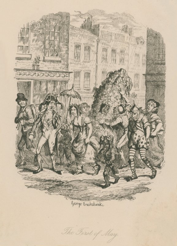 Primeiro de Maio de George Cruikshank