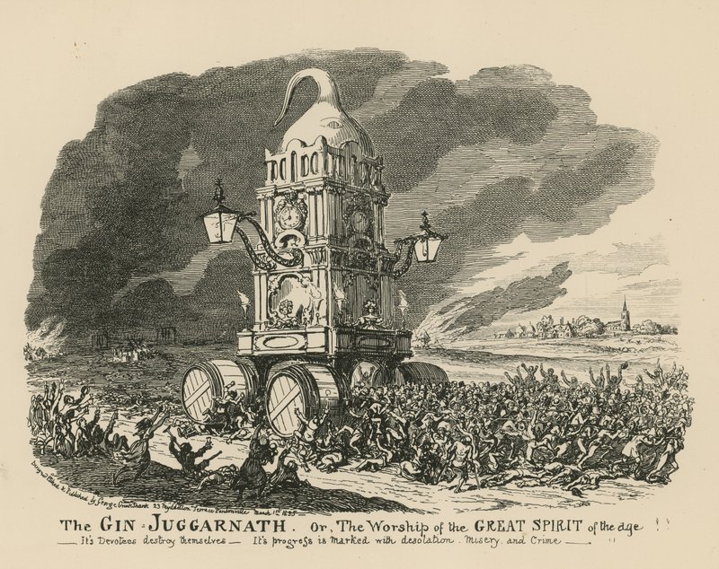 O Gin Juggarnath de George Cruikshank