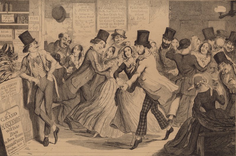 As crianças do bêbado de George Cruikshank