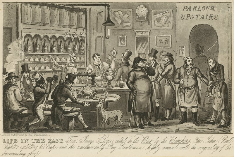 Tom, Jerry e Logic chamaram a barra pelos benchers de George Cruikshank