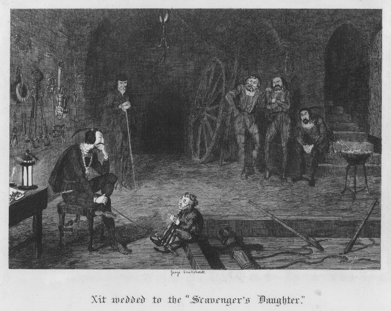 Xit casado com a "Filha do necrófago" (gravura) de George Cruikshank