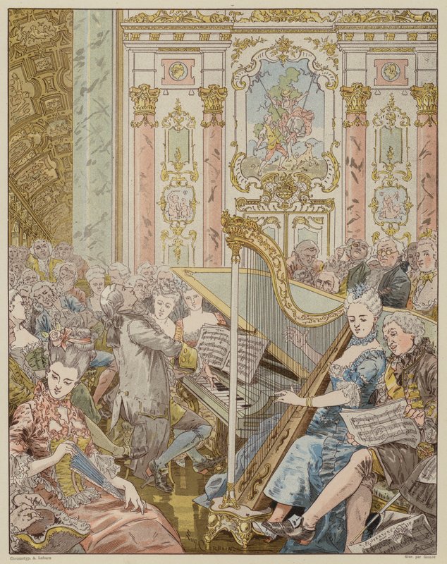 Cena de La Dame de Gai-Fredon, de Quatrelles (Ernest L