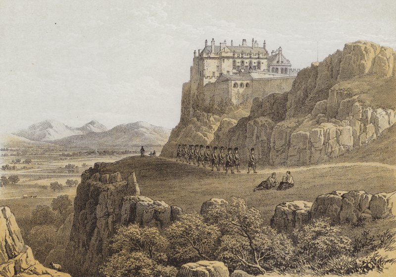 Castelo de Stirling (cromolito) de George Fennel Robson