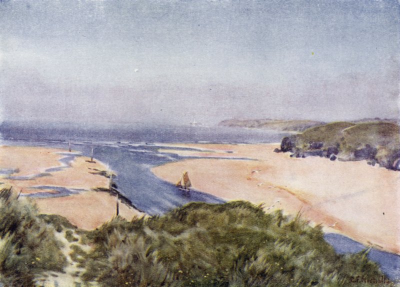 De Lelant a Godrevy (cor litho) de George Franck Nicholls