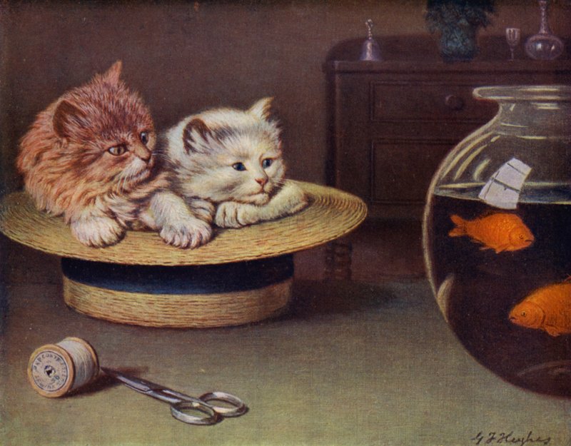 Vigilância (cor litho) de George H. Hughes