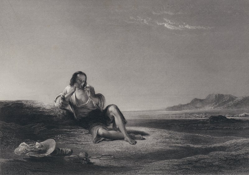Ilustração para Auld Lang Syne de Robert Burns (gravura) de George Harvey