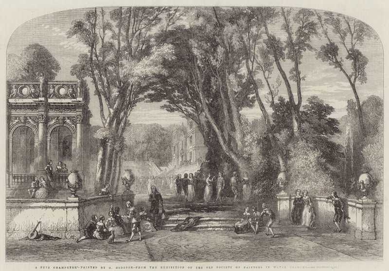 Um Champetre Pés de George Haydock Dodgson
