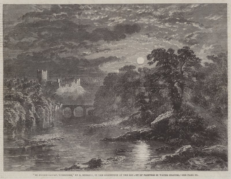 Castelo de Richmond, Yorkshire de George Haydock Dodgson