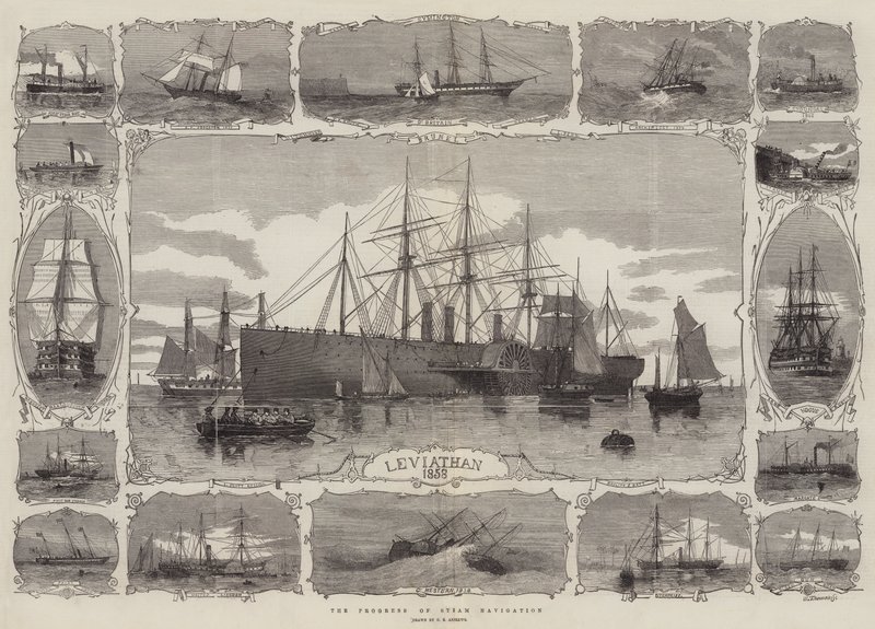 O progresso da navegação a vapor de George Henry Andrews