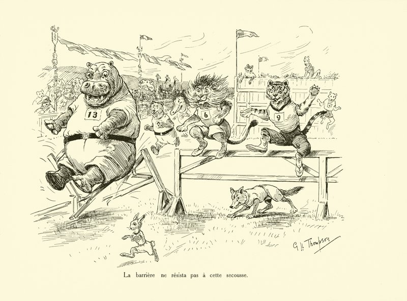 A barreira não resistiu ao choque (litografia) de George Henry Thompson