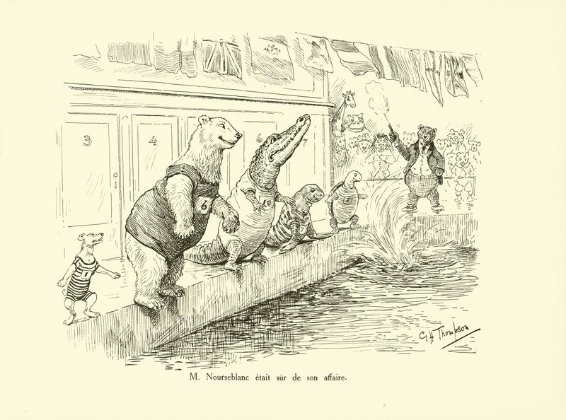 O Sr. Nourseblanc estava seguro do seu negócio (litografia) de George Henry Thompson