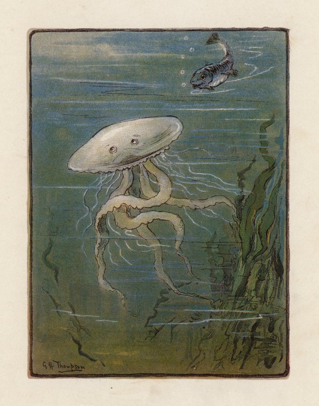 A medusa (litografia a cores) de George Henry Thompson