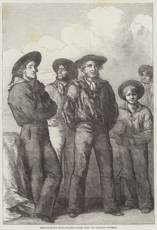 Homens do Homem de Guerra de George Housman Thomas