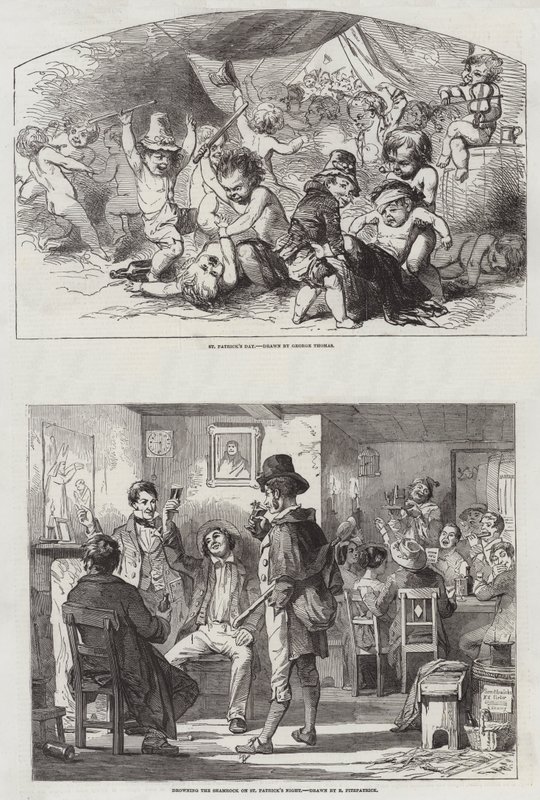 dia de São Patricio de George Housman Thomas