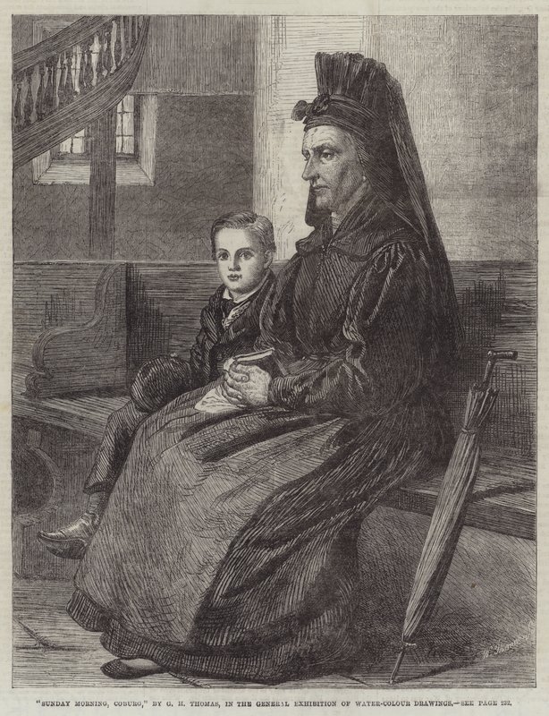 Domingo de manhã, Coburg de George Housman Thomas