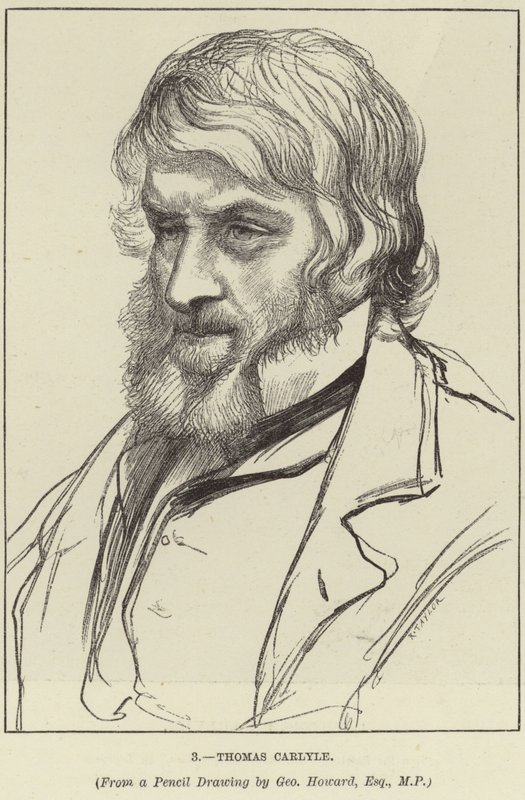 Retrato de Thomas Carlyle de George Howard