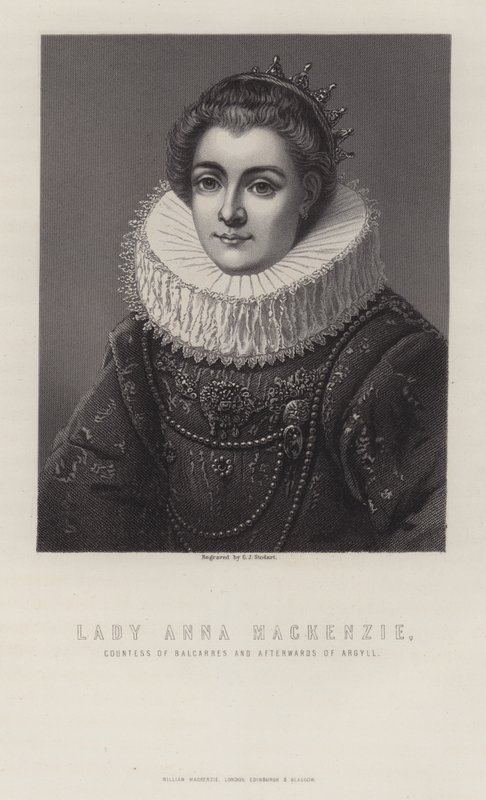 Lady Anna Mackenzie, condessa de Balcarres e depois de Argyll de George J. Stodart