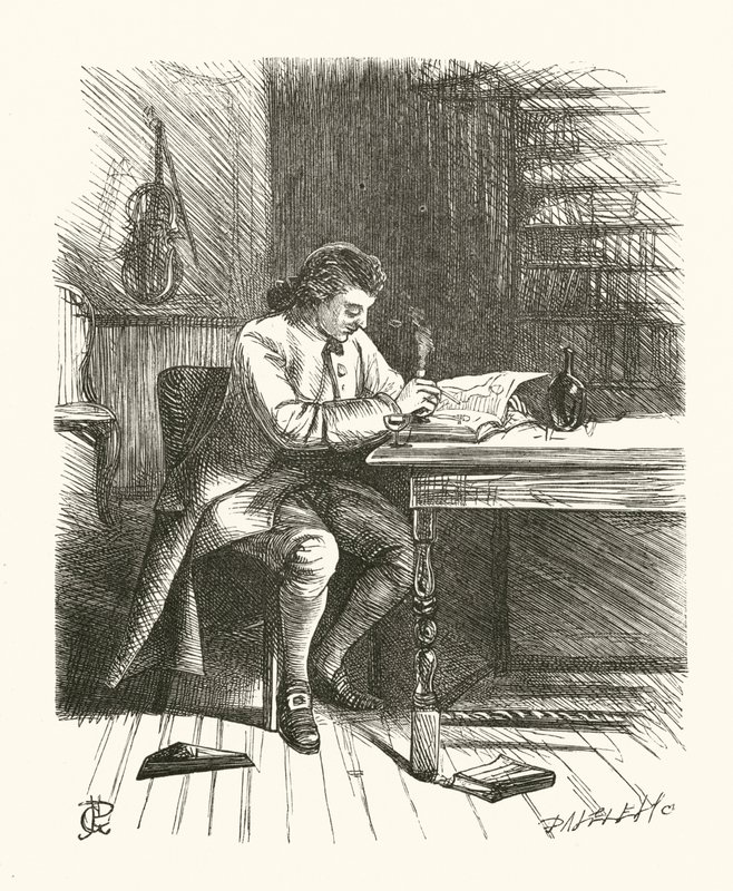 Ilustração para um novo Simile, In The Manner Of Swift (gravura) de George John Pinwell