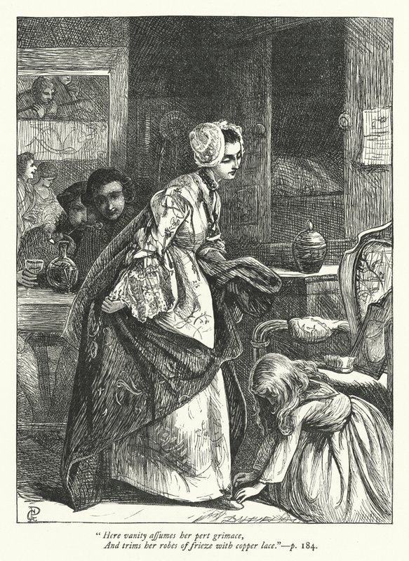 Ilustração para O Viajante (gravura) de George John Pinwell