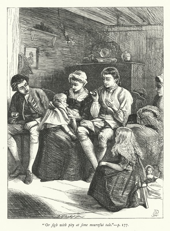 Ilustração para o viajante de George John Pinwell