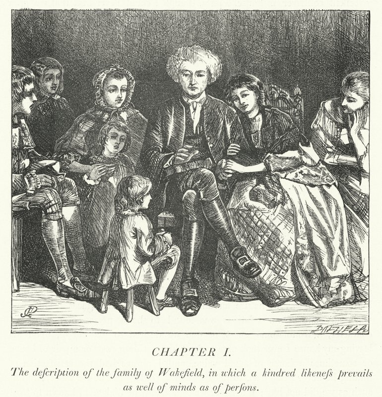 Ilustração para O Vigário de Wakefield (gravura) de George John Pinwell