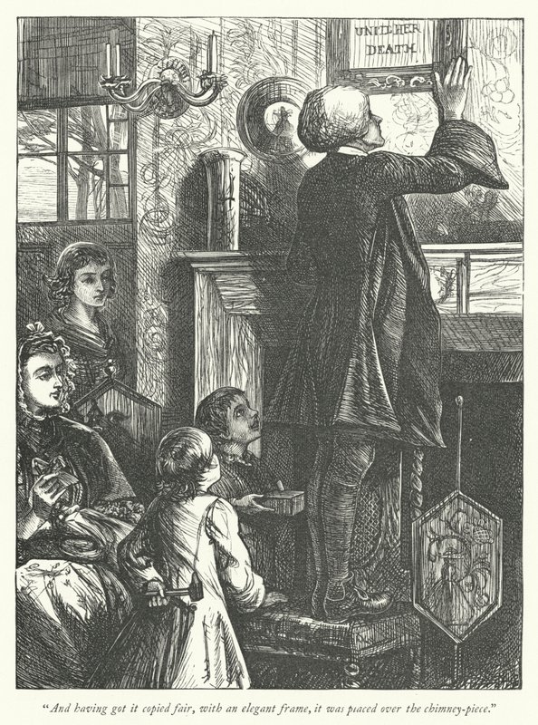 Ilustração para O Vigário de Wakefield (gravura) de George John Pinwell