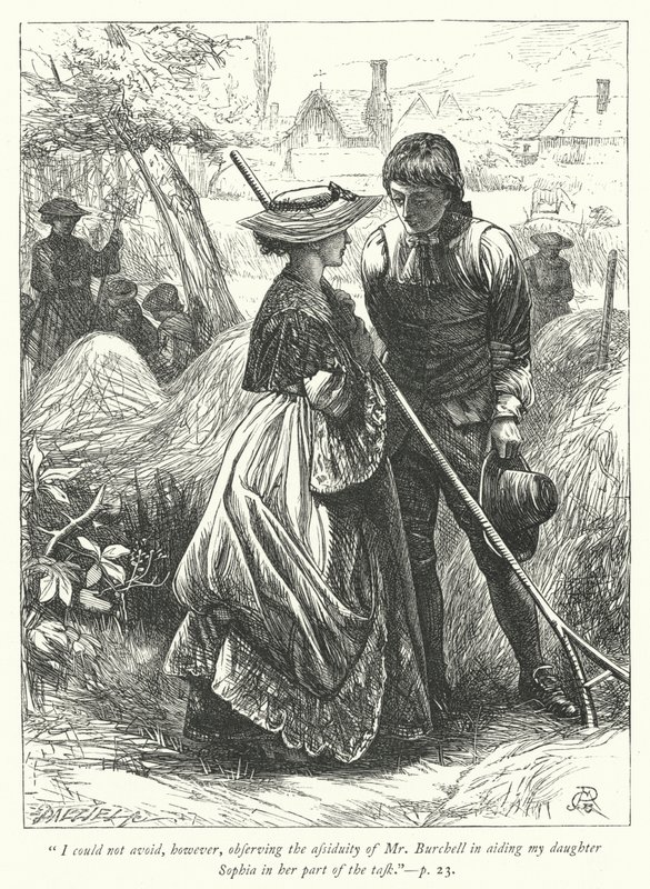 Ilustração para O Vigário de Wakefield (gravura) de George John Pinwell
