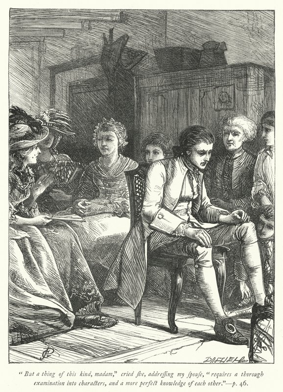 Ilustração para O Vigário de Wakefield (gravura) de George John Pinwell