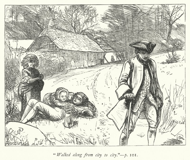 Ilustração para O Vigário de Wakefield (gravura) de George John Pinwell