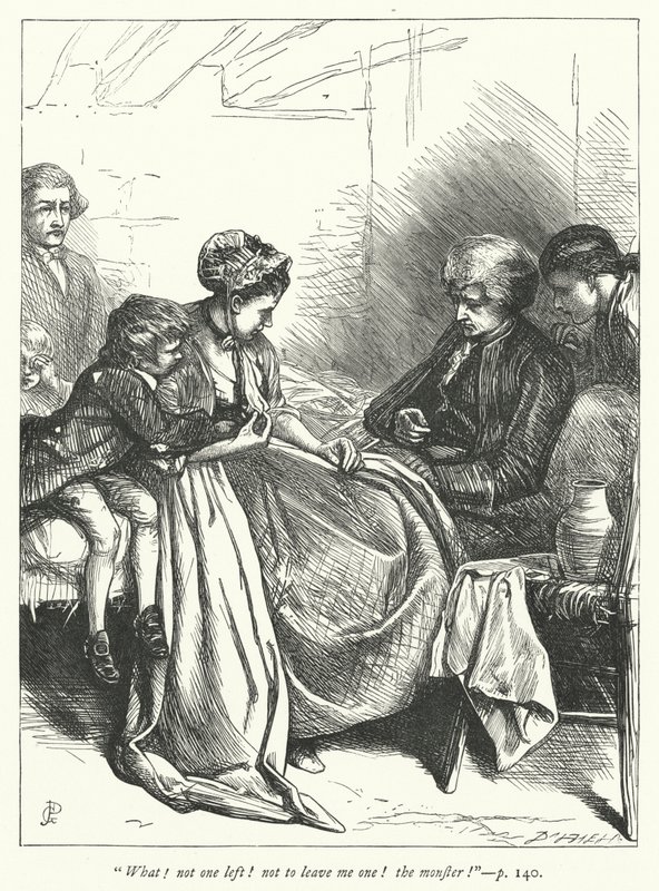 Ilustração para O Vigário de Wakefield (gravura) de George John Pinwell