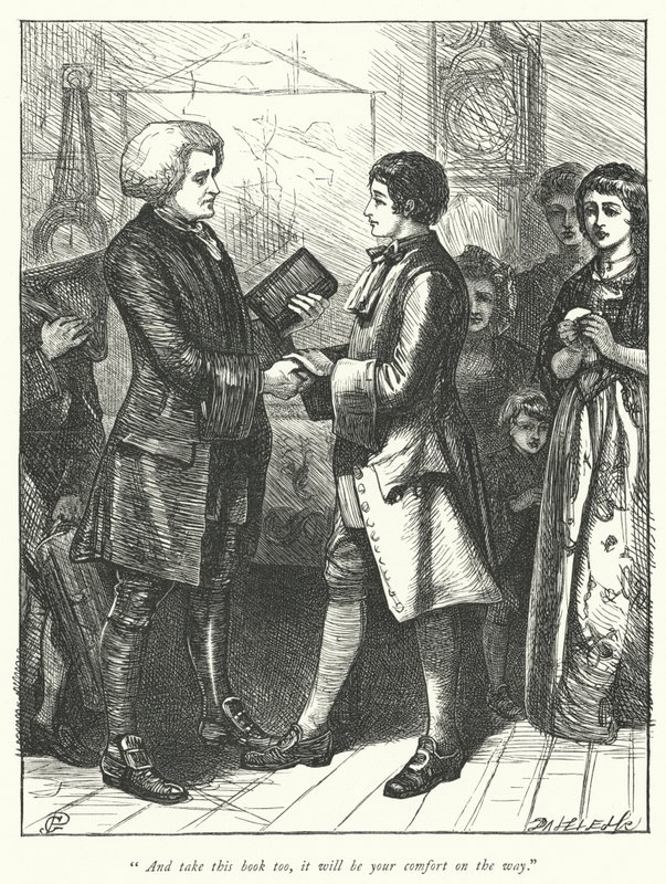 Ilustração para O Vigário de Wakefield (gravura) de George John Pinwell