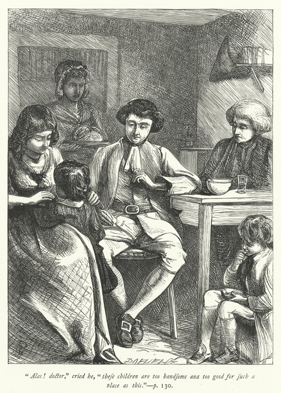 Ilustração para O Vigário de Wakefield (gravura) de George John Pinwell