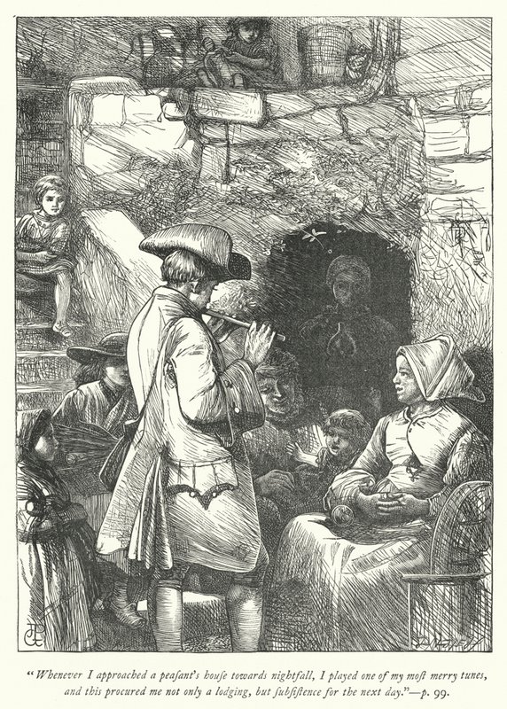 Ilustração para O Vigário de Wakefield (gravura) de George John Pinwell