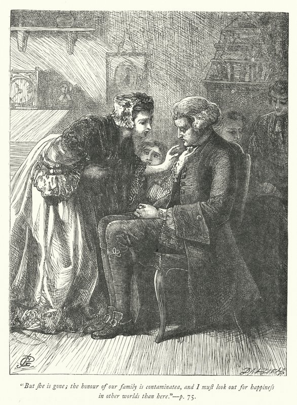 Ilustração para O Vigário de Wakefield (gravura) de George John Pinwell