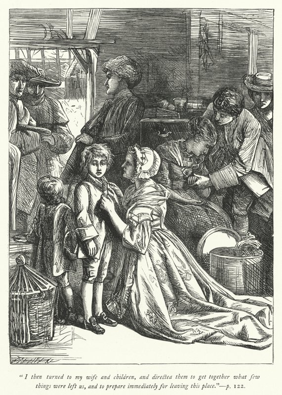 Ilustração para O Vigário de Wakefield (gravura) de George John Pinwell