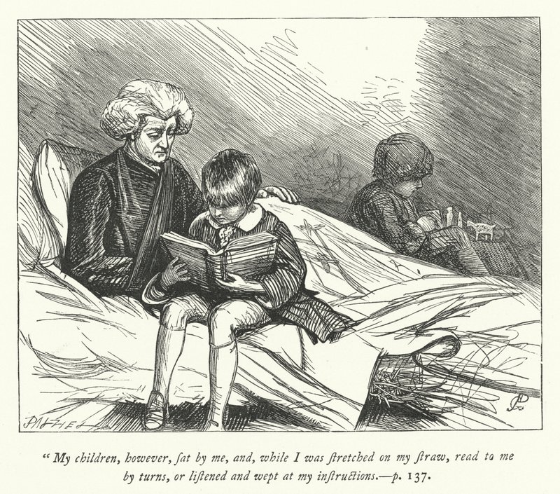 Ilustração para O Vigário de Wakefield (gravura) de George John Pinwell
